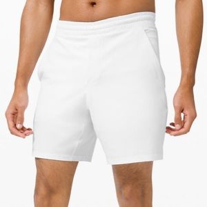 White pace breaker shorts